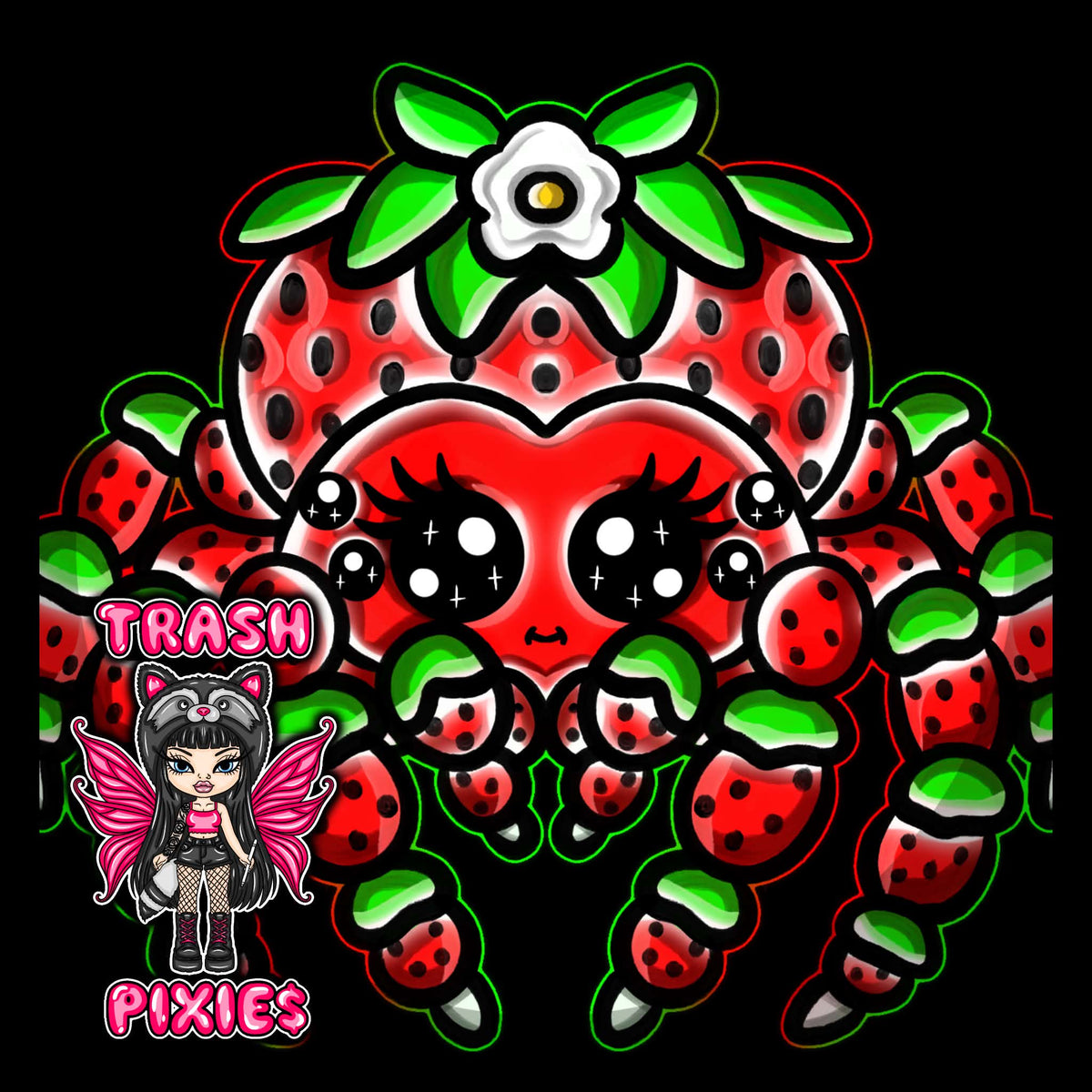 Strawberry Spiders
