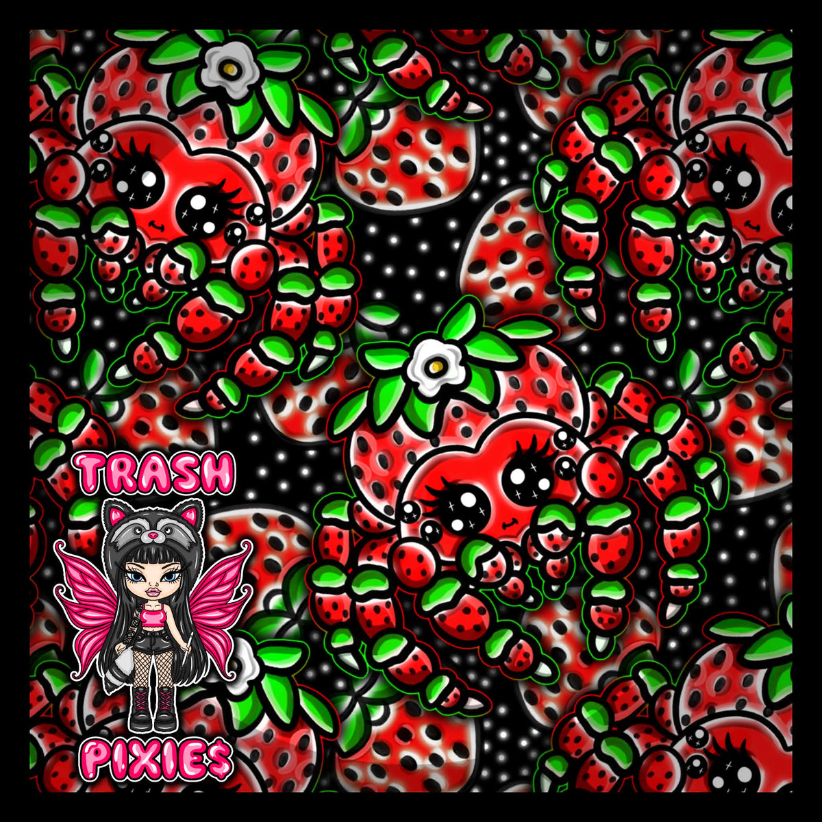 Strawberry Spiders