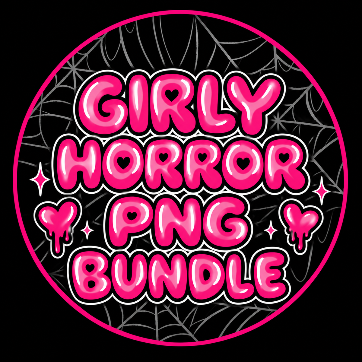 Girly Horror PNG Bundle