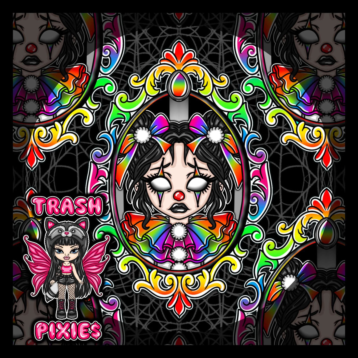 Neon Clown Girl